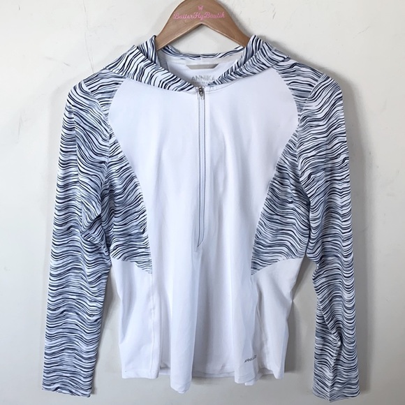 ANNIKA by Cutter & Buck Womens Moisture Wicking Long Sleeve 3/4 Zip Hoodie, Sz S - Picture 6 of 10